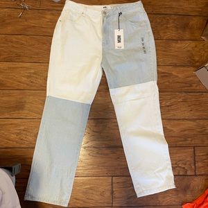 Charlotte Russe two-tone jeans